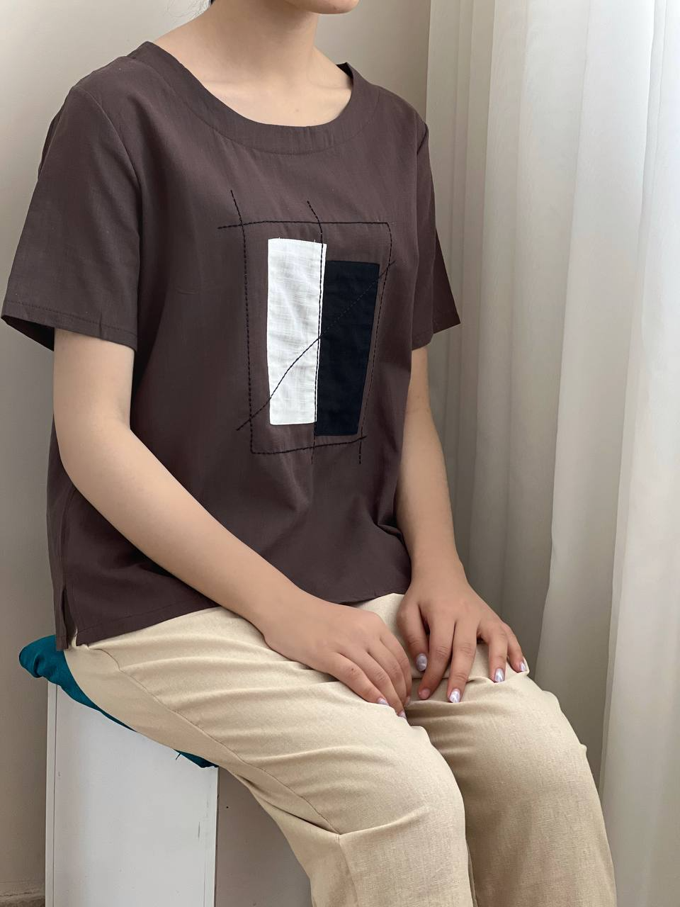 ست شومیز و شلوار کد 2037