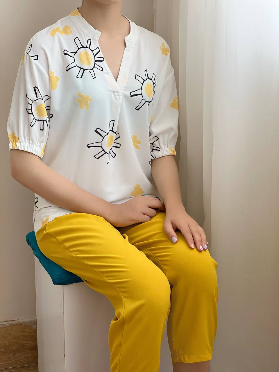 ست شومیز + شلوار کد 2057