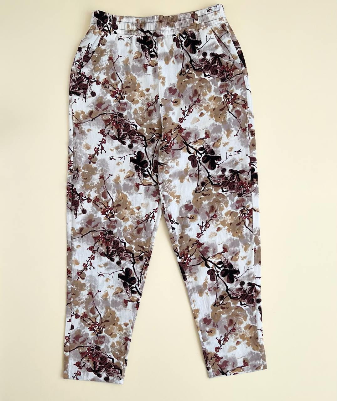 شلوار گلدار کنف کد 2058