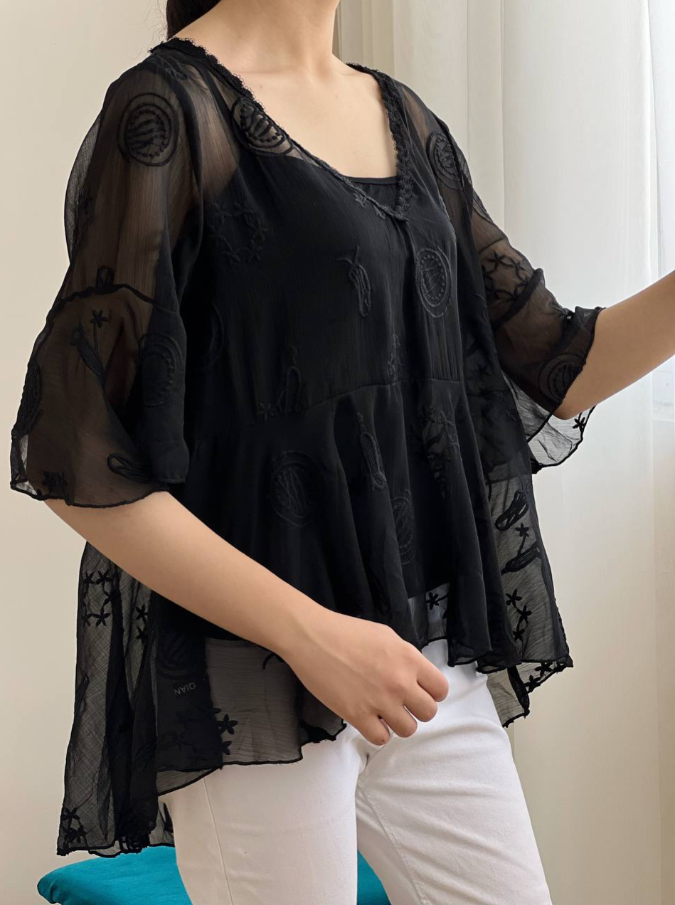 ست دو تیکه شومیز + تاپ کد 2069