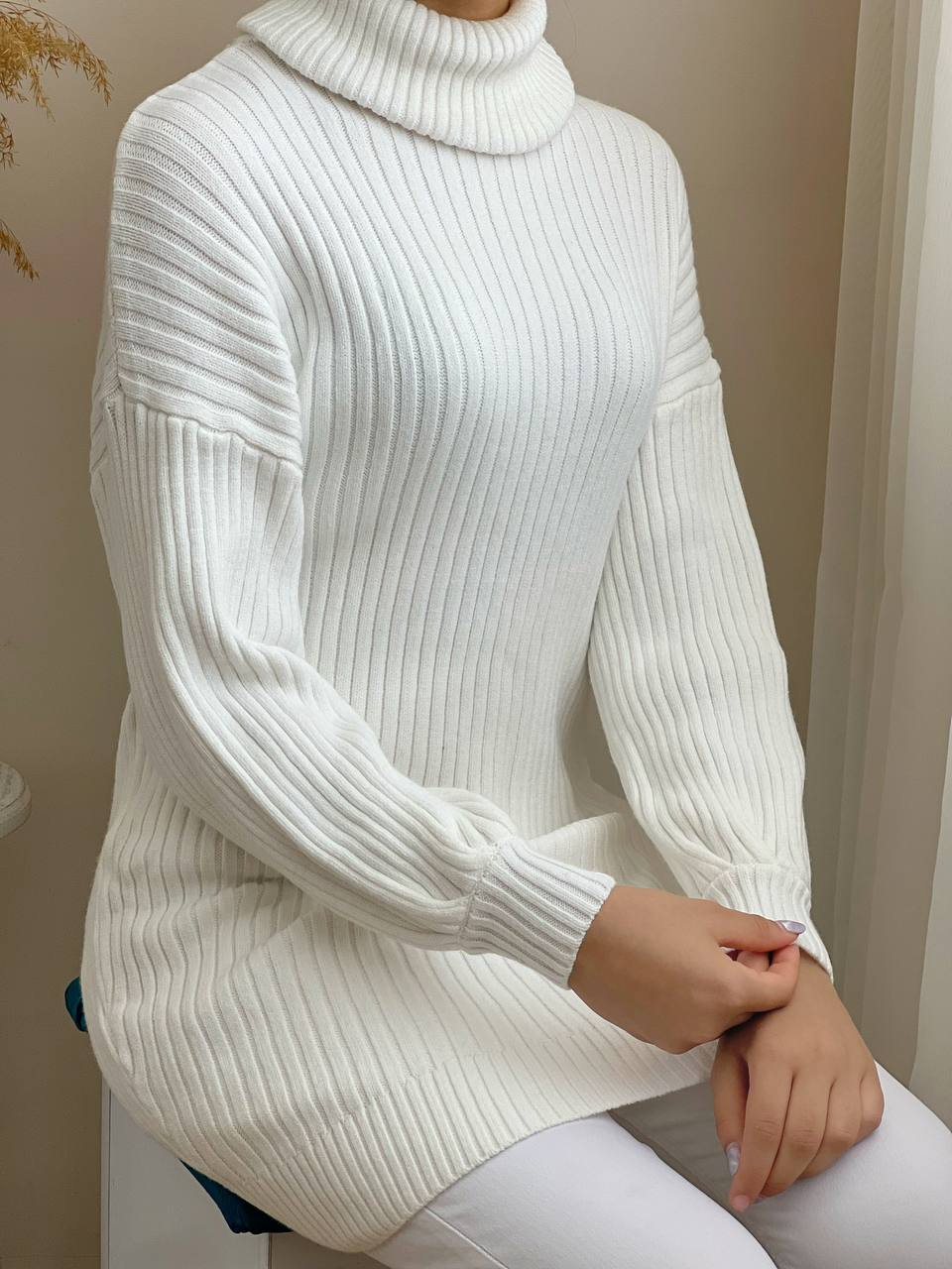 تونیک بافت یقه اسکی کد 2073