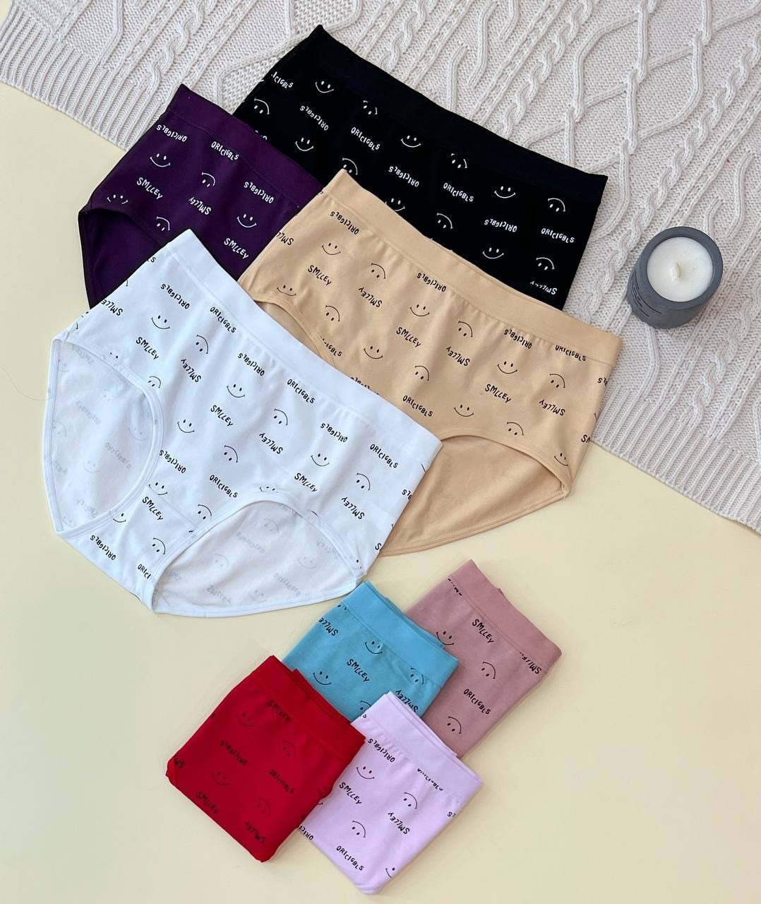 شورت نخ و پنبه Smlley کد 2078