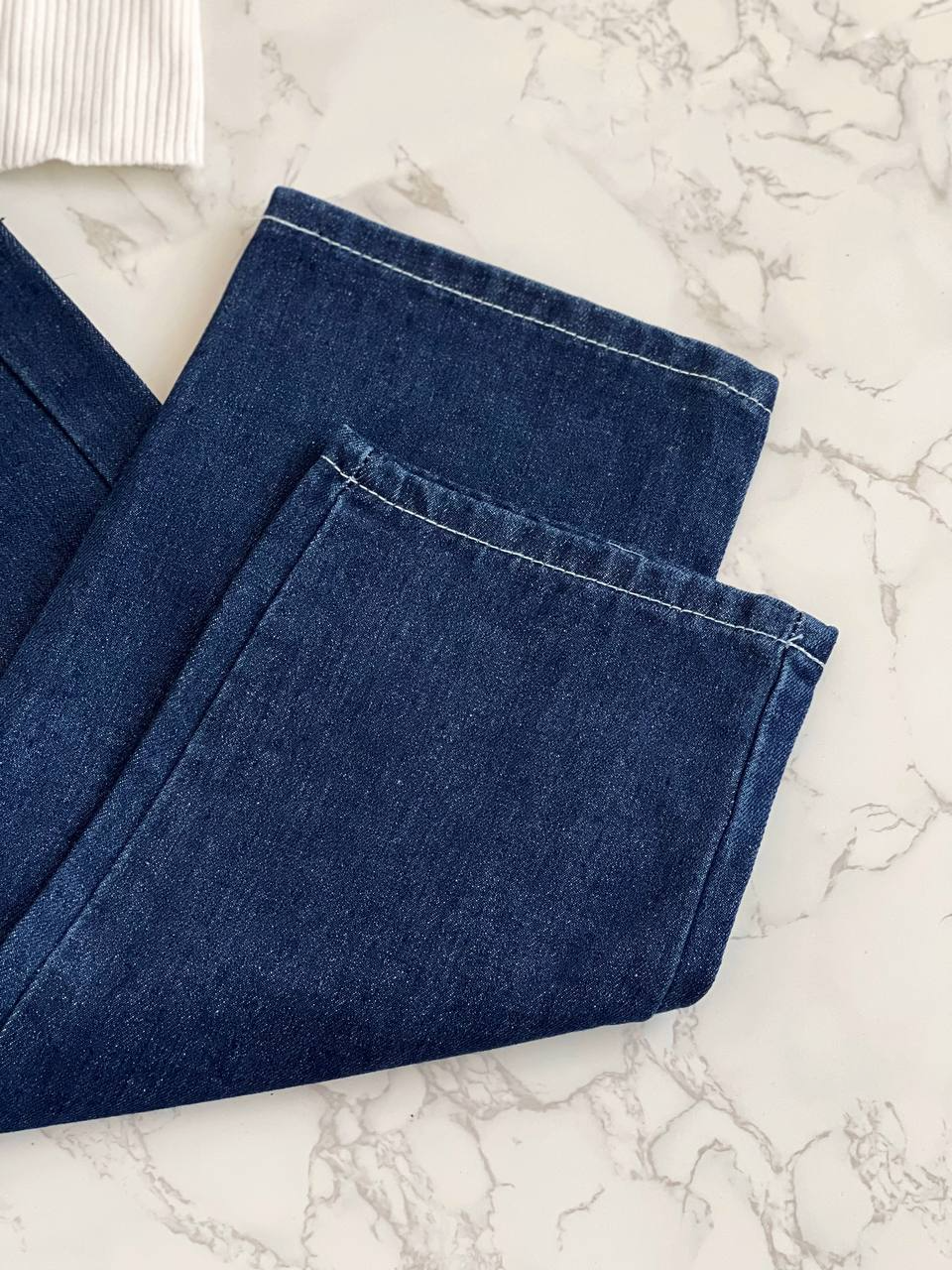 شلوار مام استایل جین بابونه کد 2081