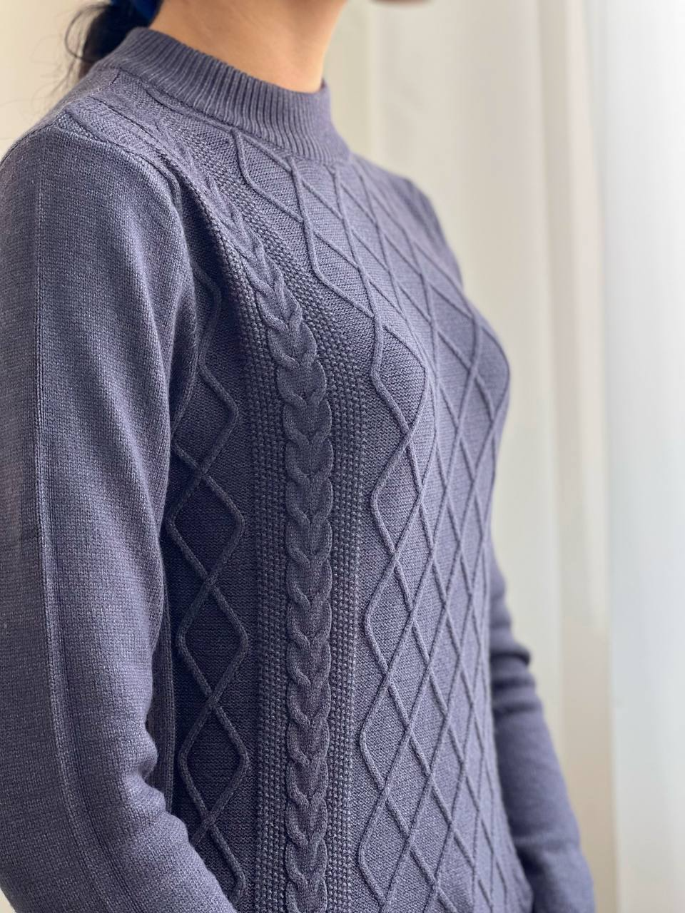 پلیور بافت زنجیری کد 2090