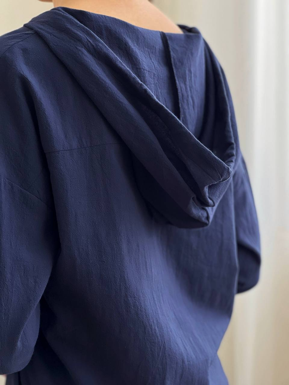 تونیک مانتویی کنف کلاهدار کد 2092