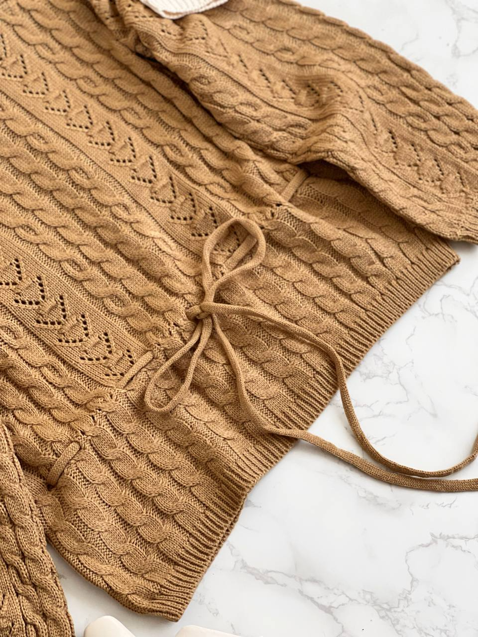 پلیور بافت بوکله کمر گتر کد 2096