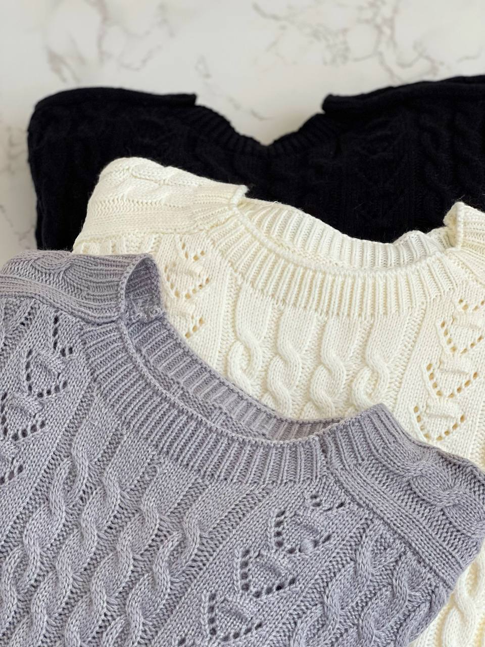 پلیور بافت بوکله کمر گتر کد 2096