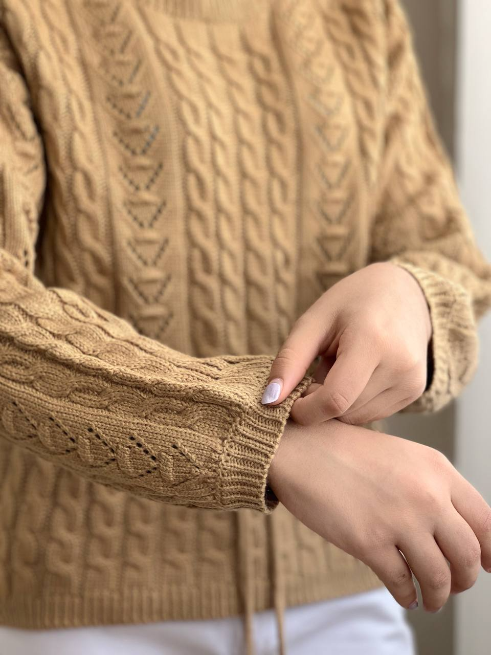 پلیور بافت بوکله کمر گتر کد 2096