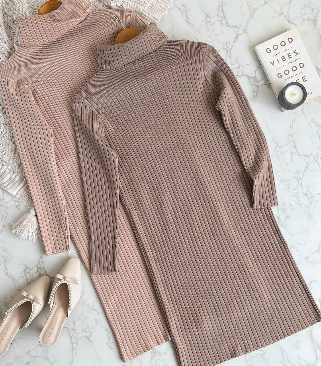 تونیک بافت یقه اسکی بلند کد 2105