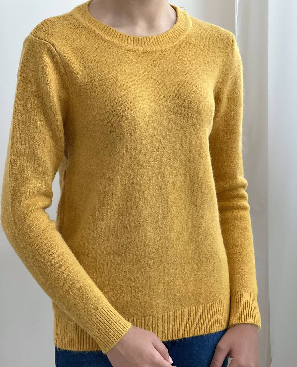 پلیور بافت یقه گرد موهر دار کد 2117