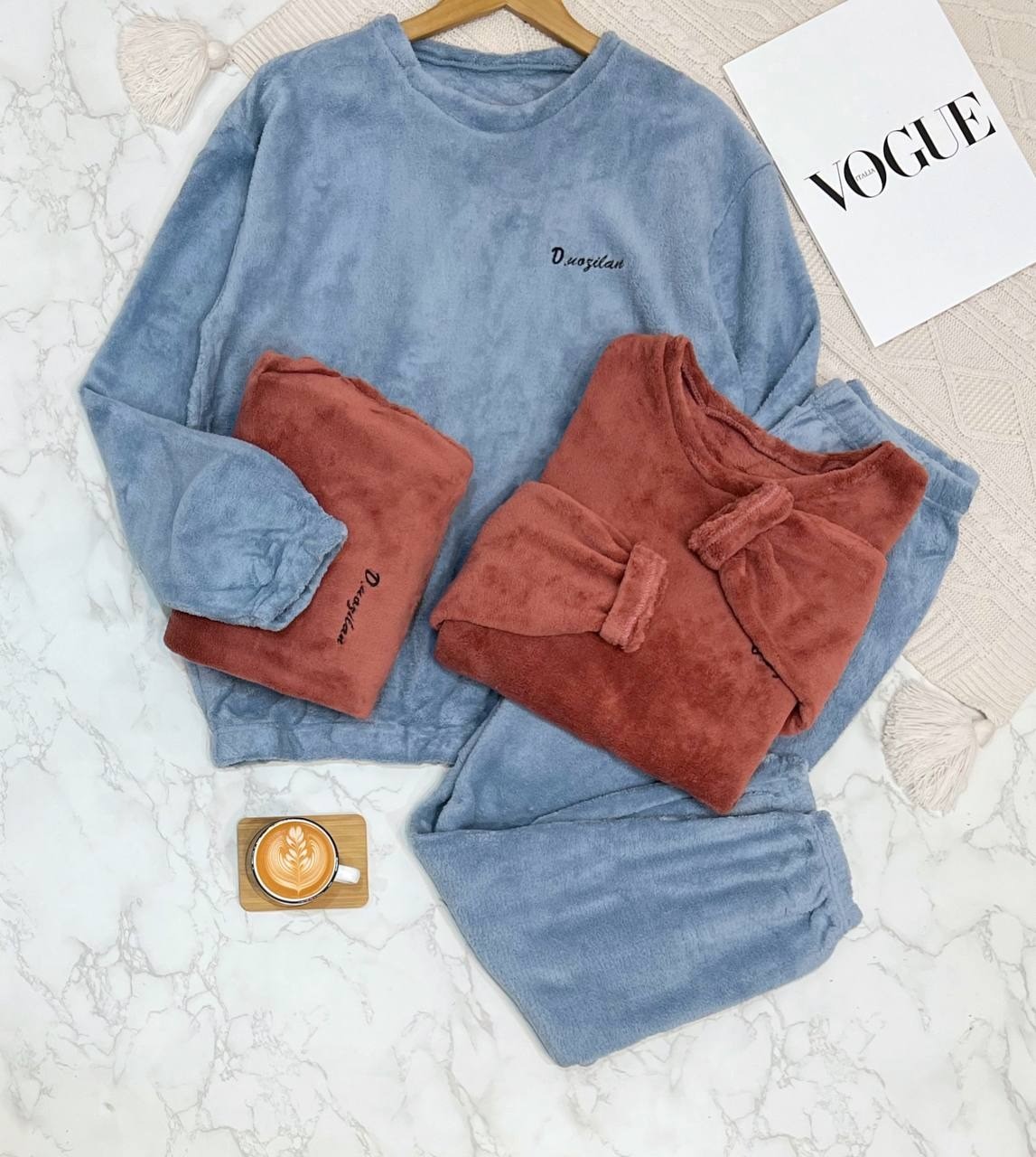 ست بلوز و شلوار تدی کد 2118