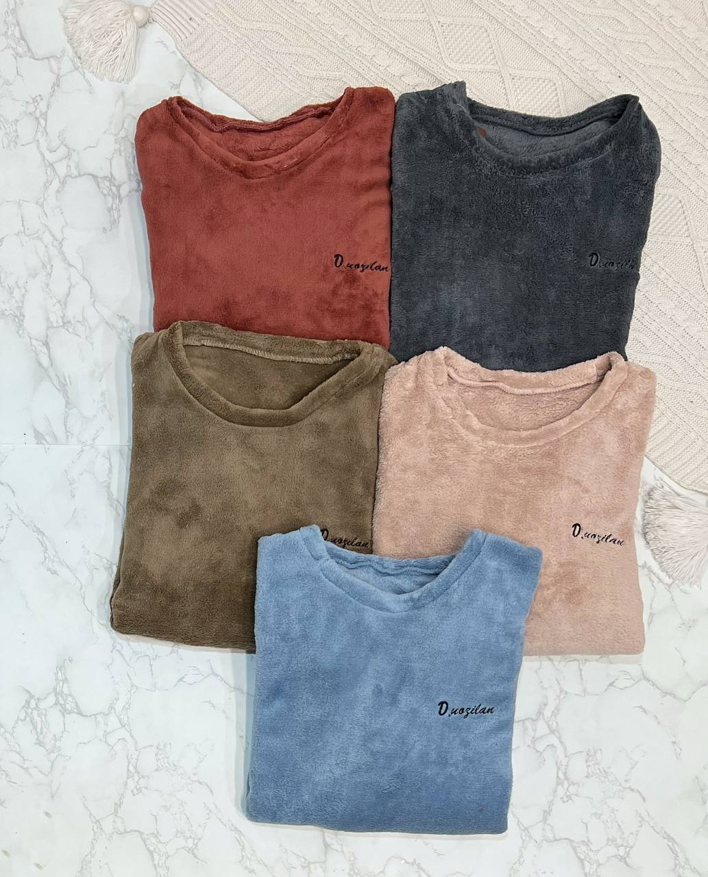 ست بلوز و شلوار تدی کد 2118