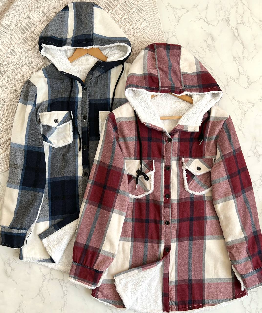 پالتو چهارخونه داخل ببعی کد 2122