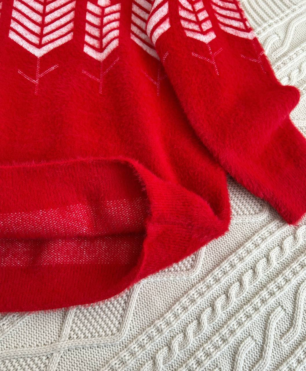 پلیور بافت موهر دار کد 2126