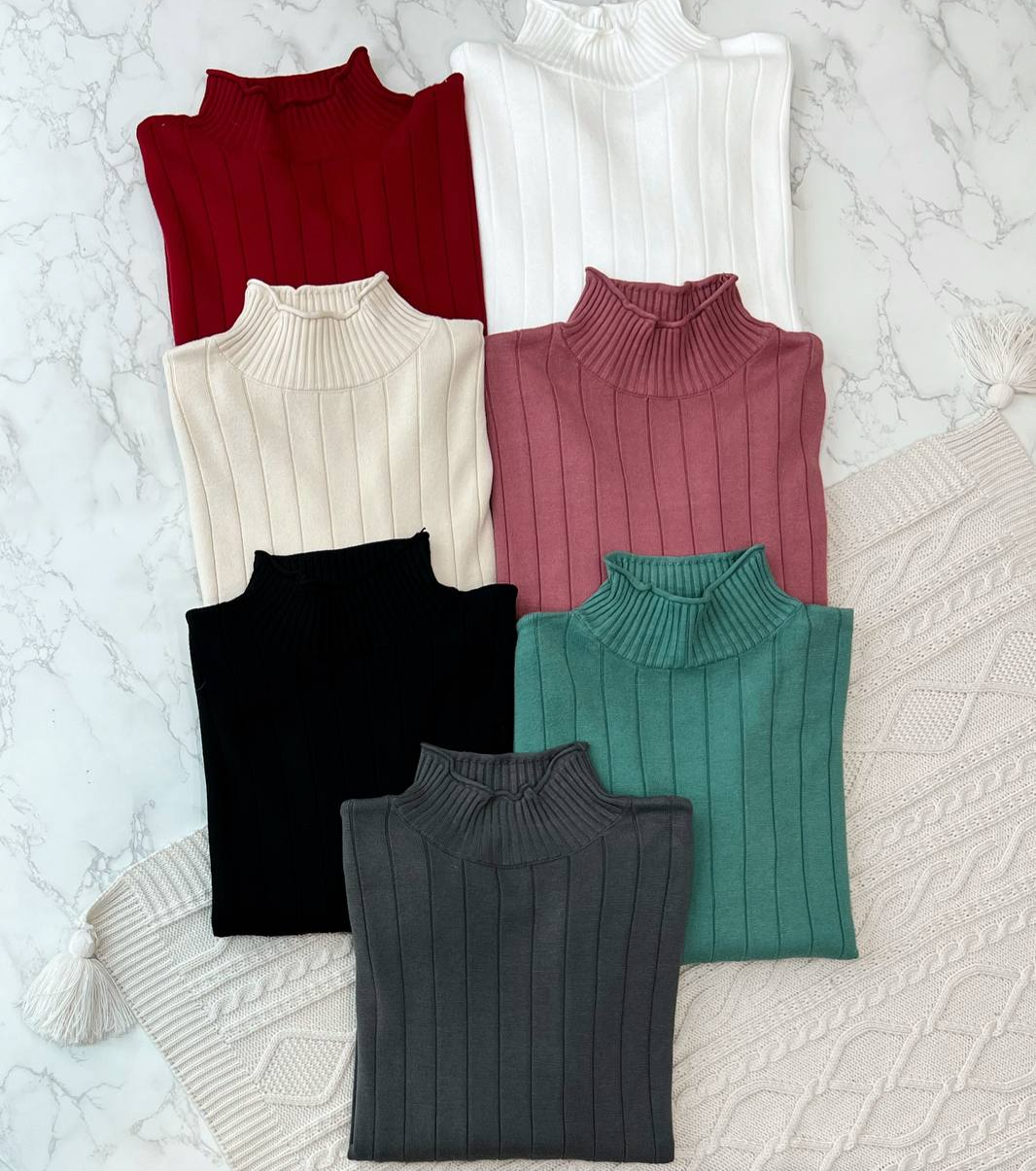 پلیور بافت یقه سه سانت راه راه کد 2136