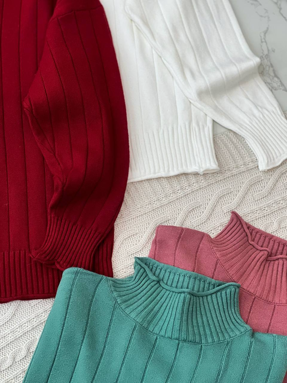 پلیور بافت یقه سه سانت راه راه کد 2136