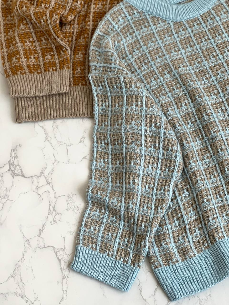 پلیور بافت حصیری کد 2139