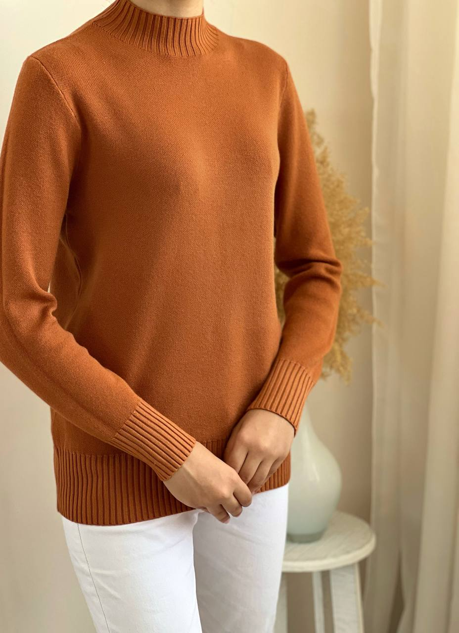 پلیور بافت یقه سه سانت کد 2144