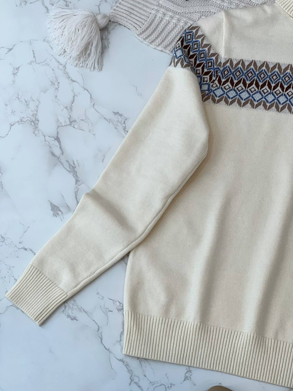 پلیور بافت سنتی یقه اسکی کد 2145