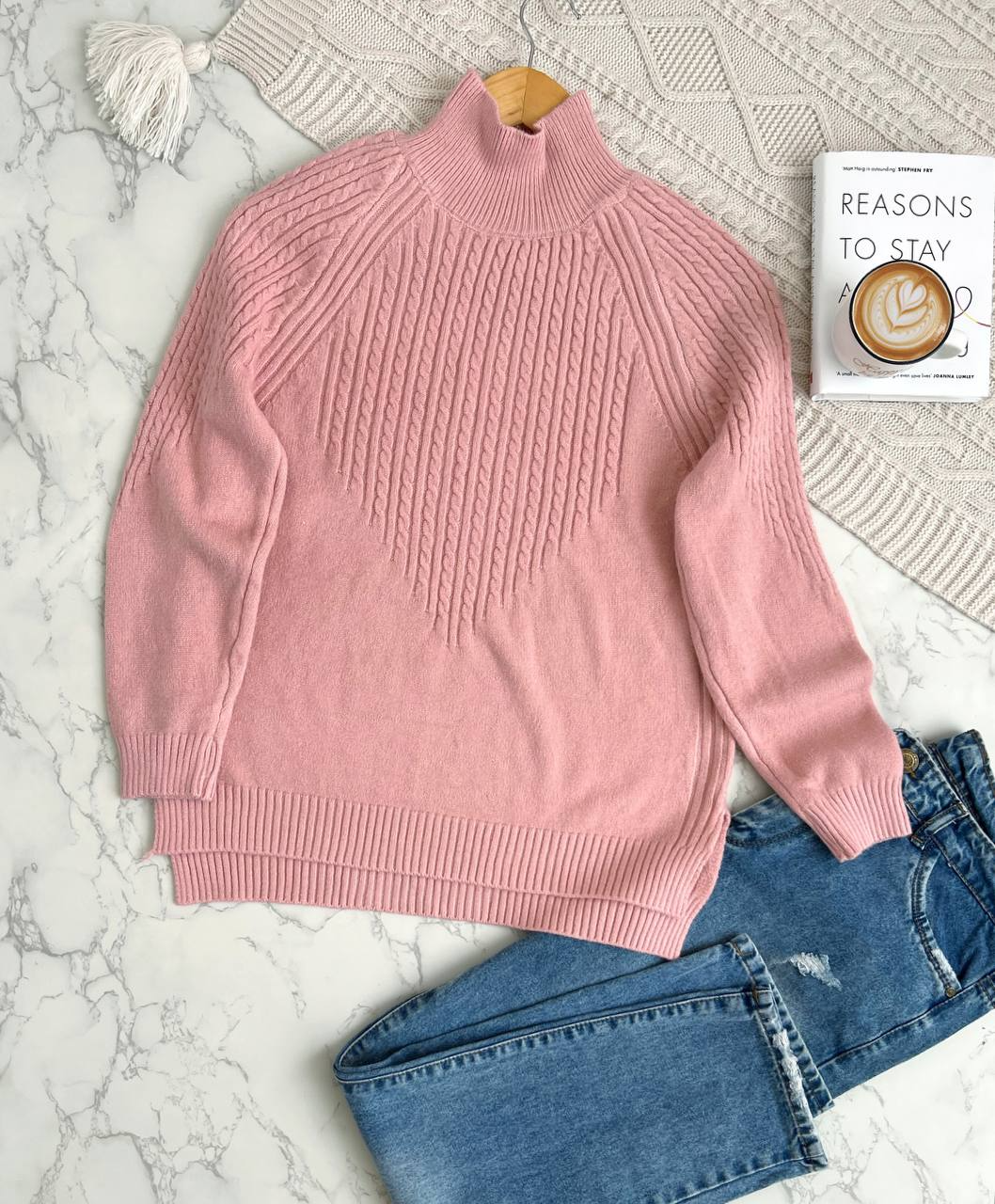 پلیور بافت یقه سه سانت بغل چاک کد 2147