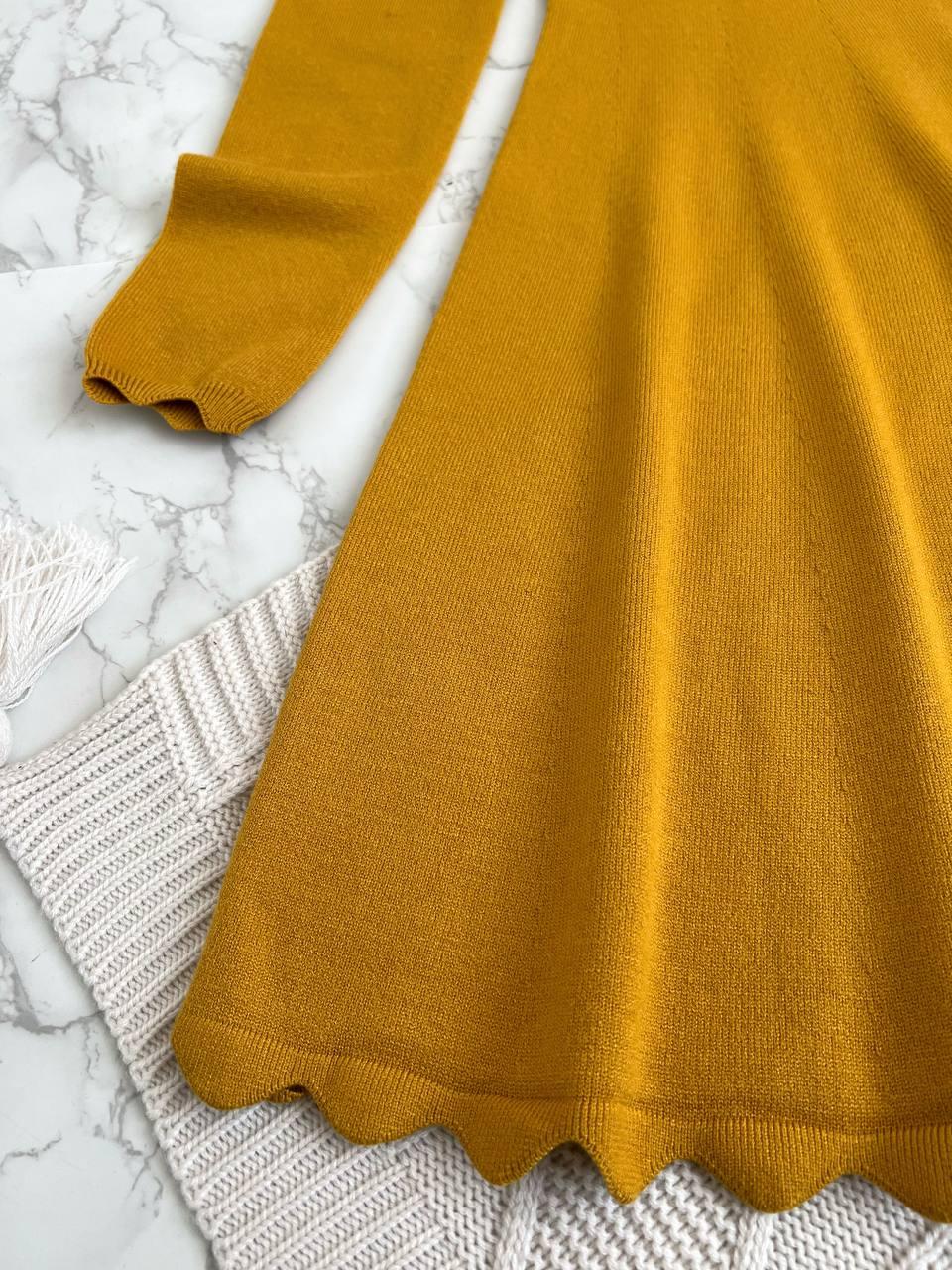 پیراهن بافت سرشانه باز کد 2149