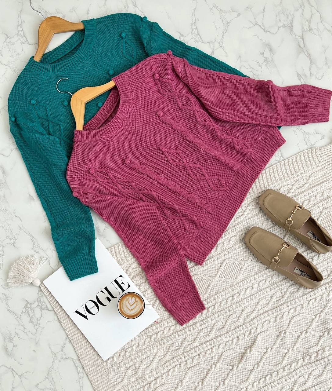 پلیور بافت یقه گرد کد 2151