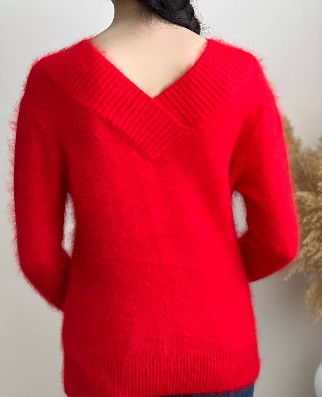 پلیور بافت موهر یقه هفت کد 2157