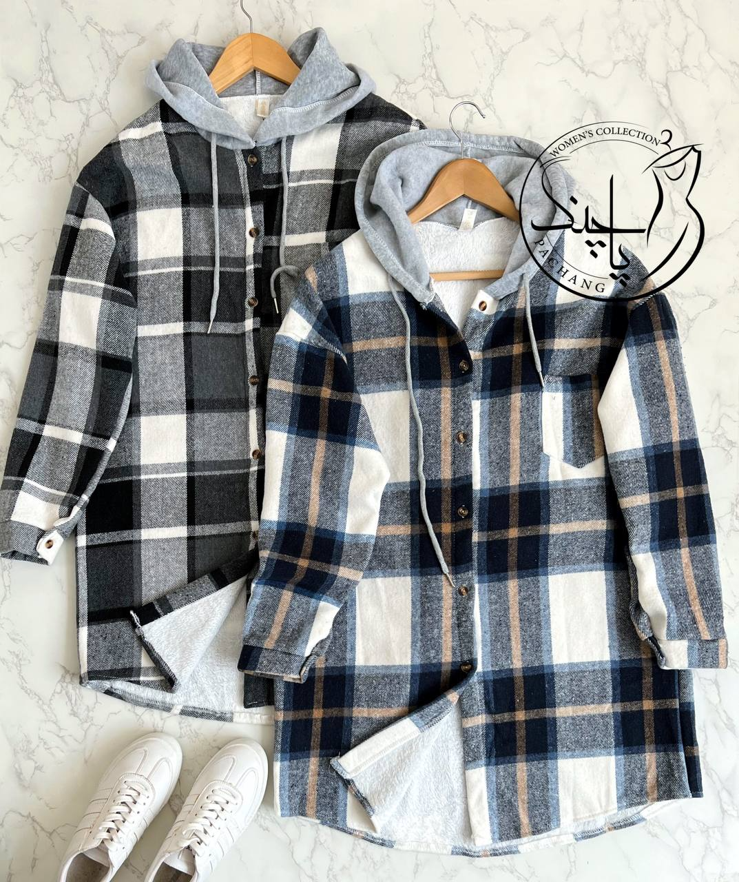 پالتو چهار خونه تمام خز کد 2164