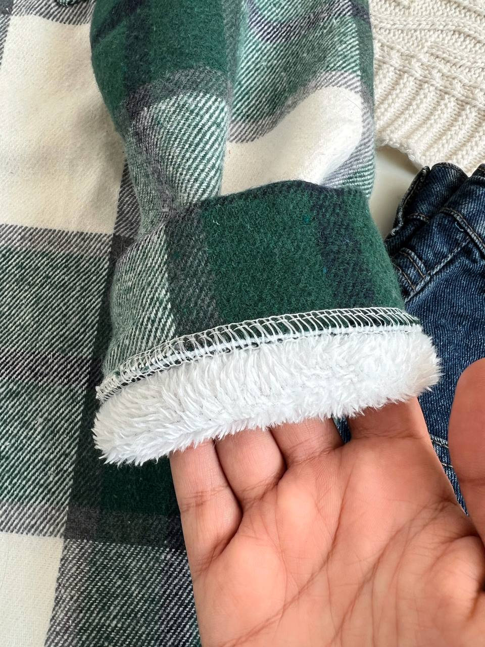 پالتو چهار خونه تمام خز کد 2164