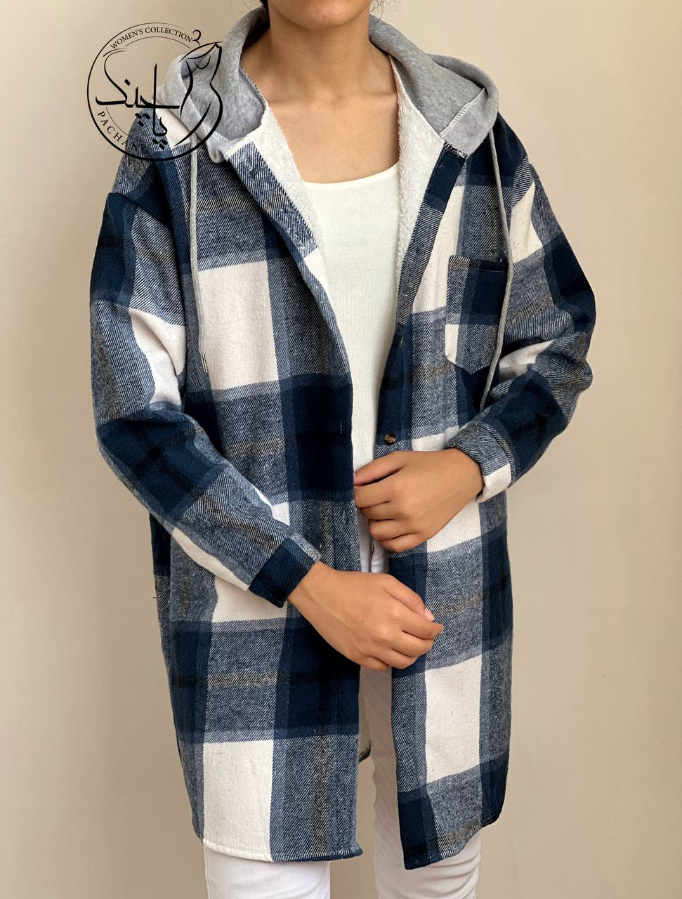 پالتو چهار خونه تمام خز کد 2164