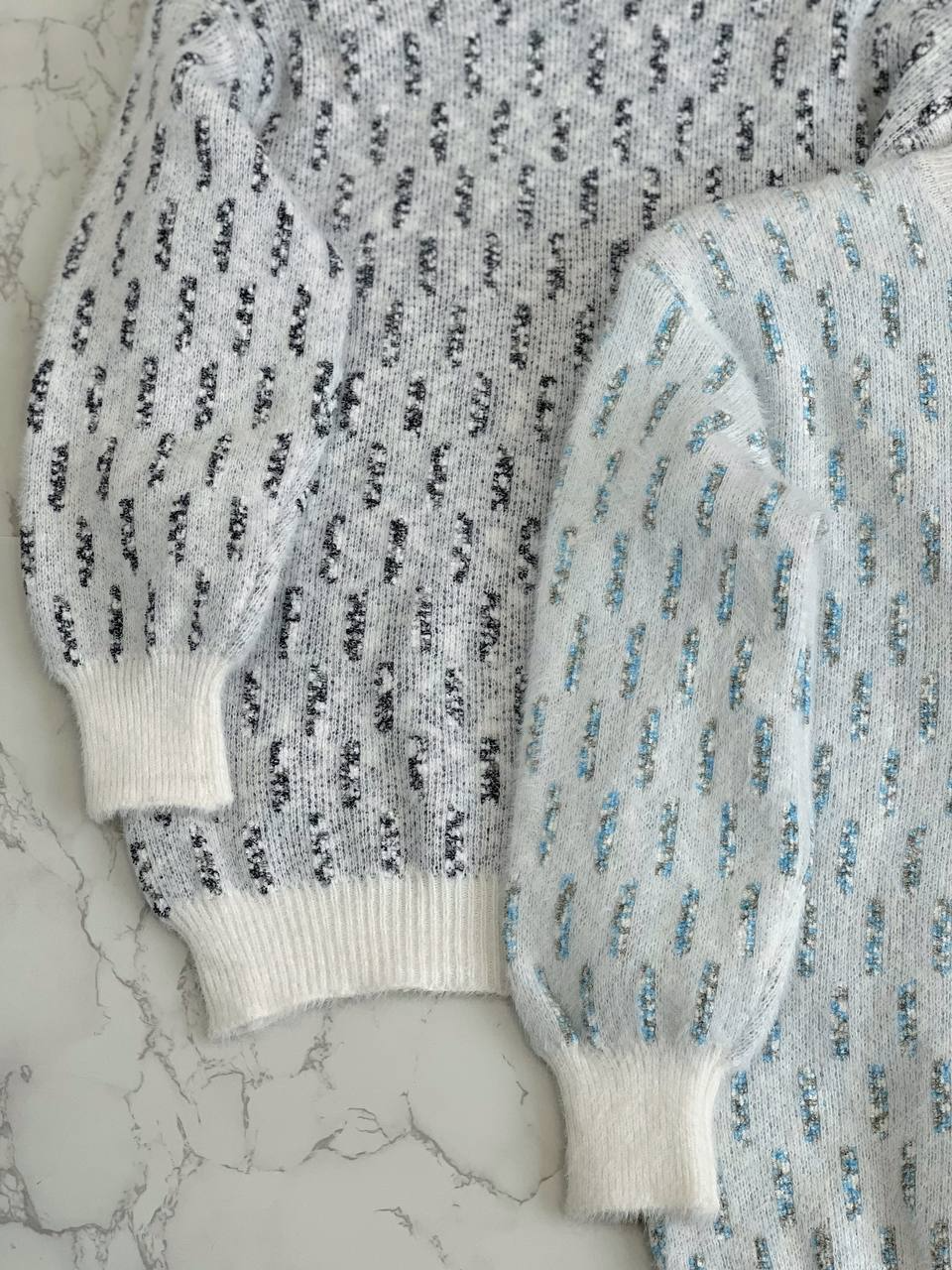 پلیور بافت موهر دار کد 2166