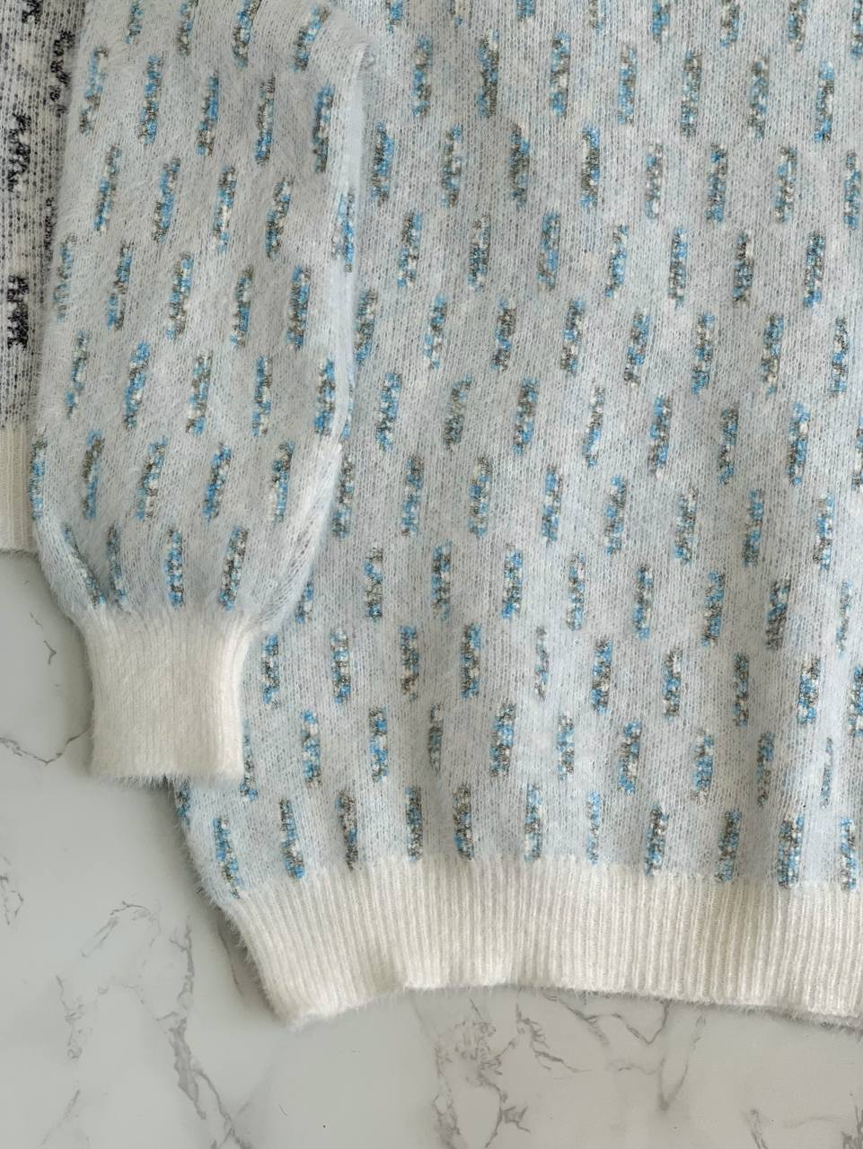 پلیور بافت موهر دار کد 2166