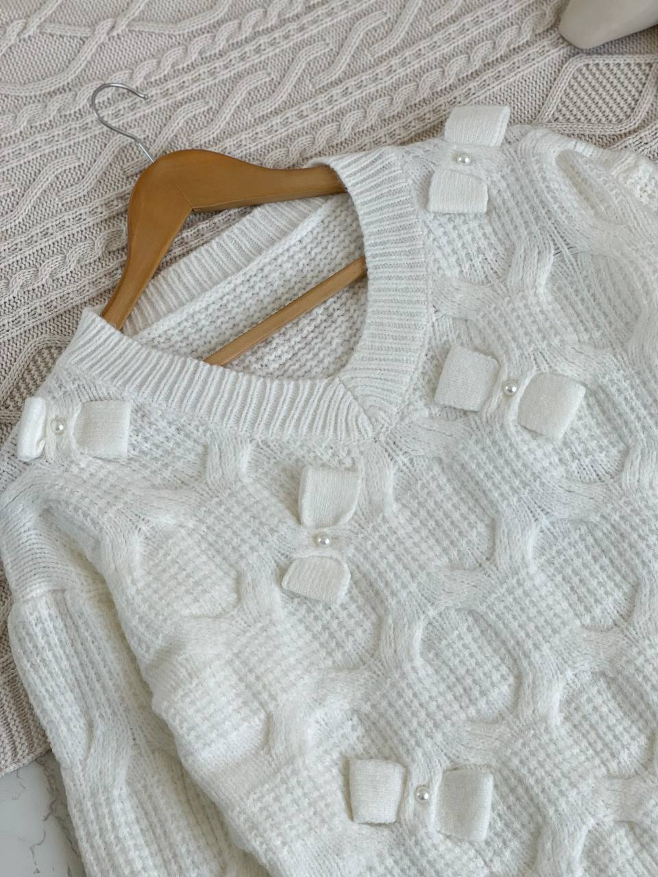 پلیور بافت پاپیونی کد 2169