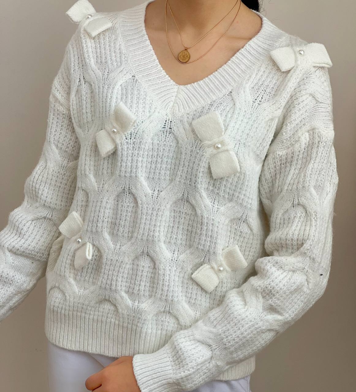 پلیور بافت پاپیونی کد 2169