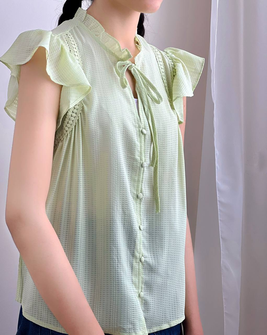 شومیز استین چین کد 2172