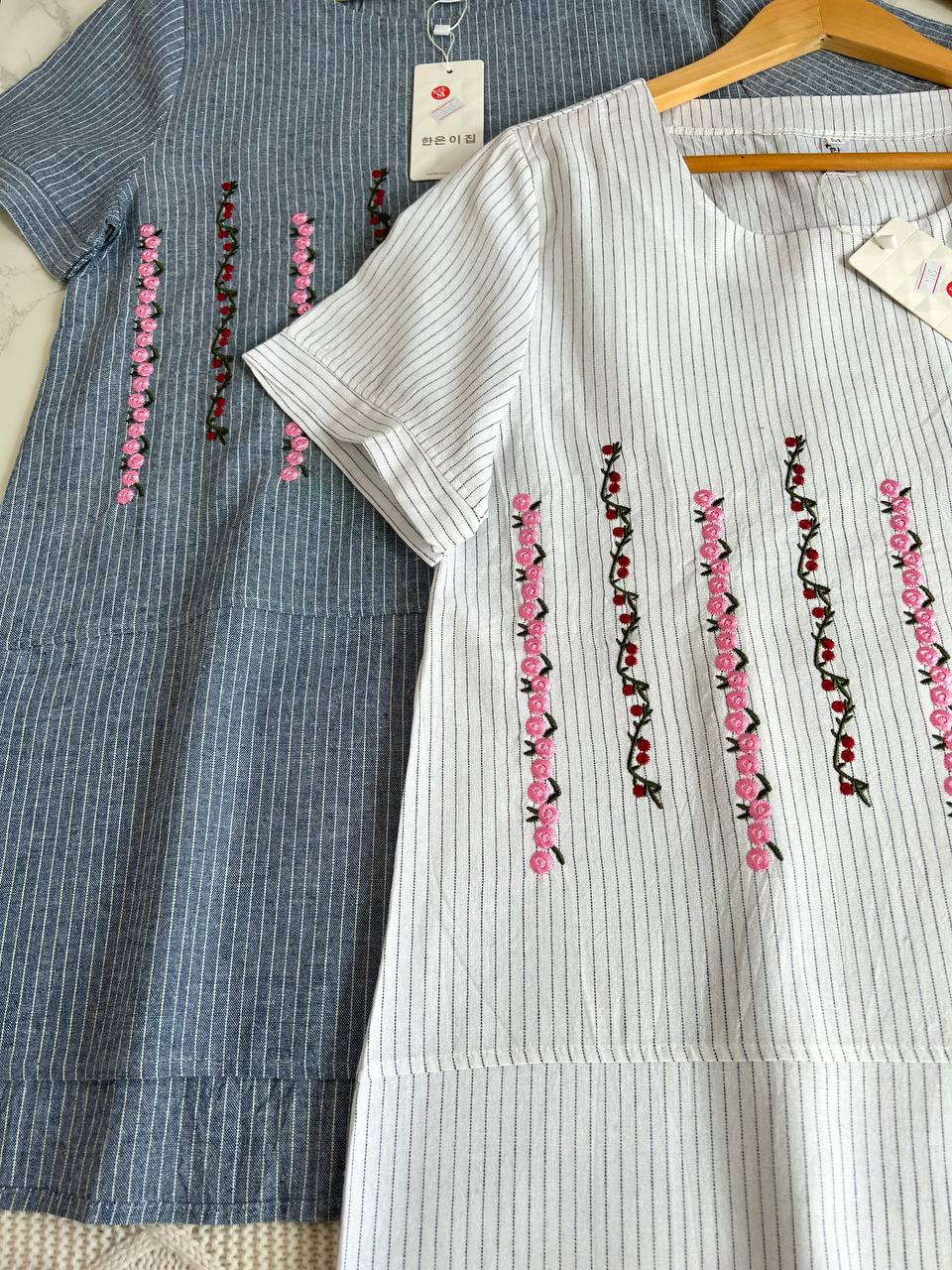 تونیک کنف گلدوزی شده کد 2173