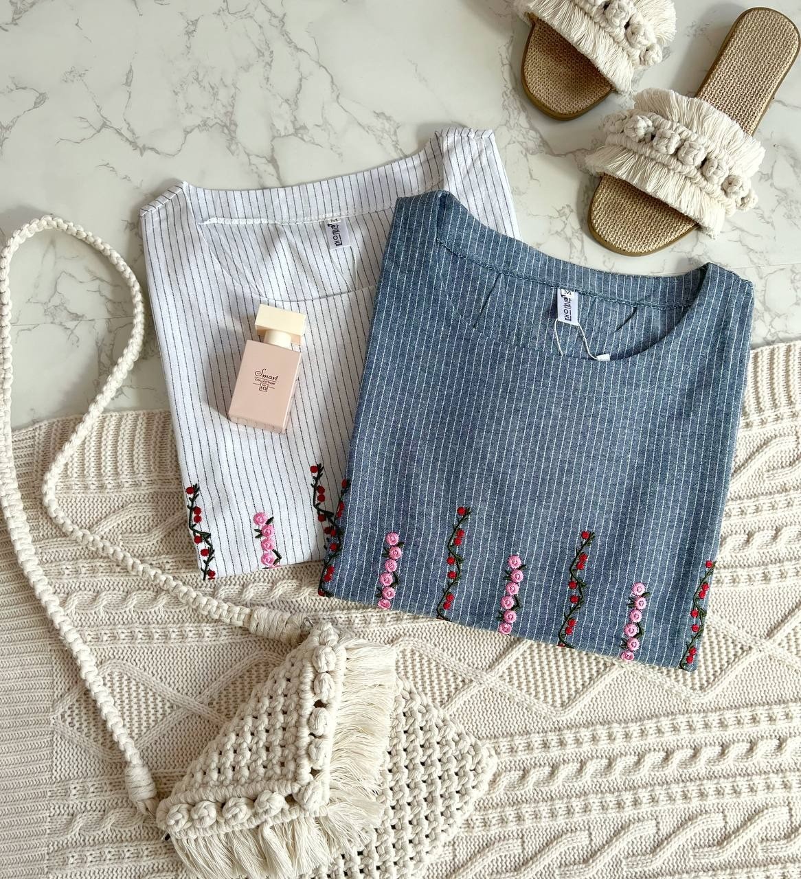 تونیک کنف گلدوزی شده کد 2173