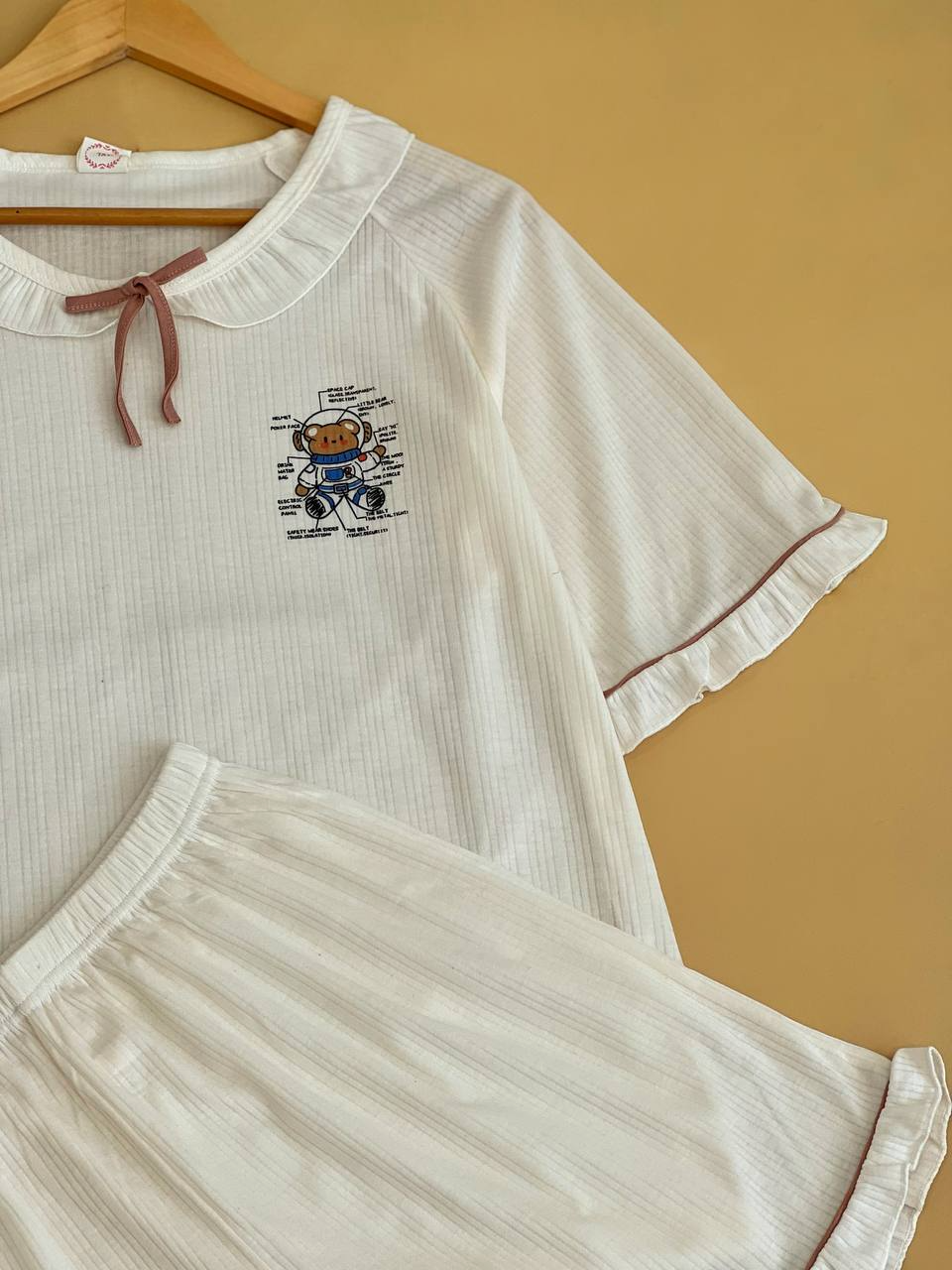 بلوز و شلوارک تکرنگ کد 2175