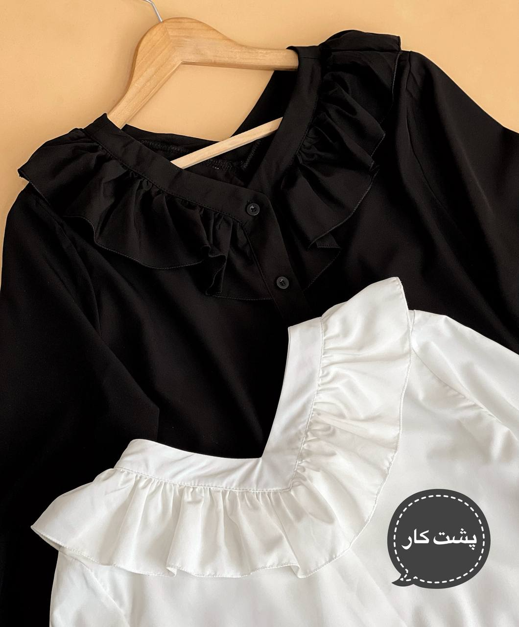 شومیز یقه چین کد 2179