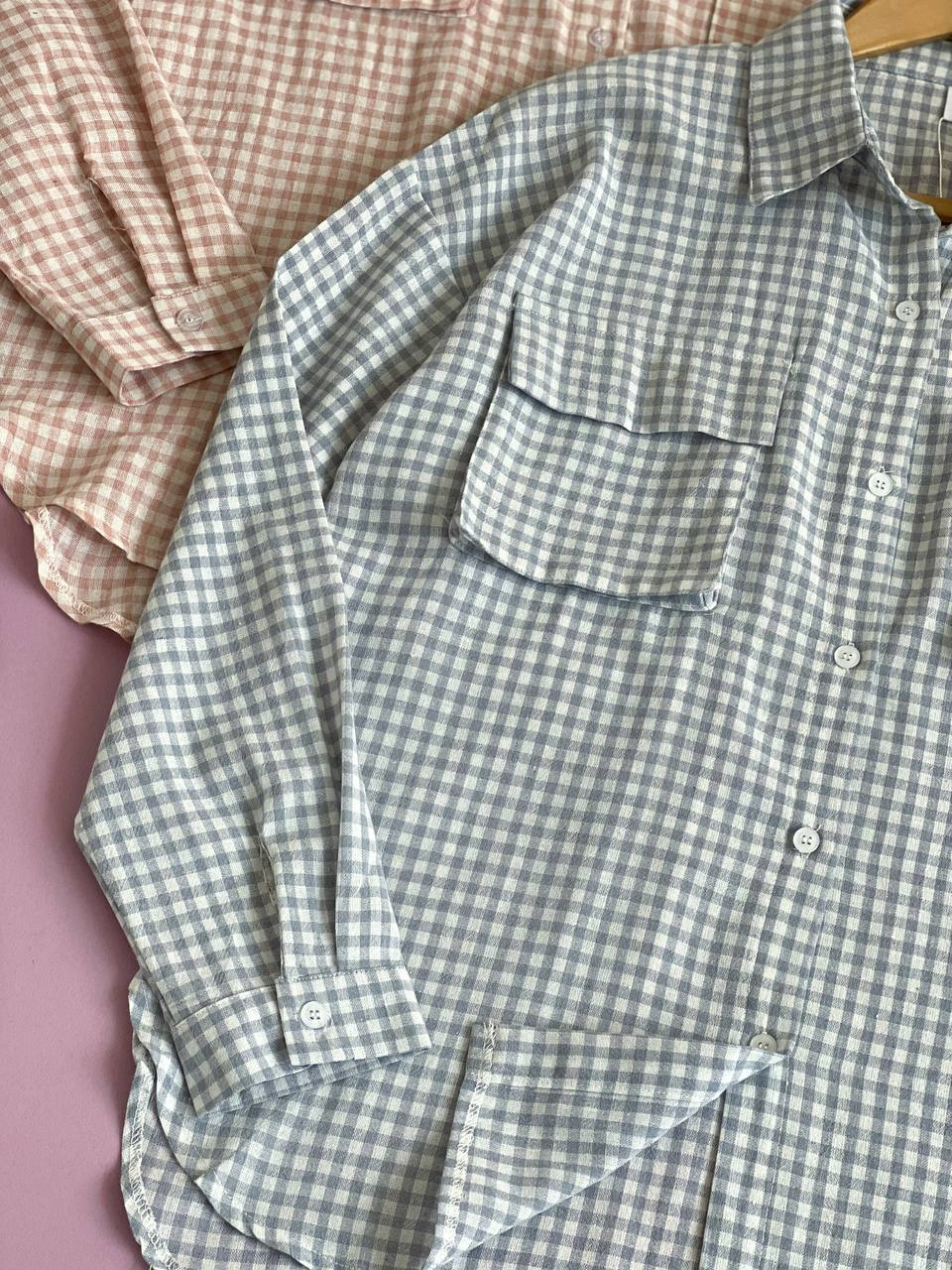 شومیز چهارخونه کد 2181