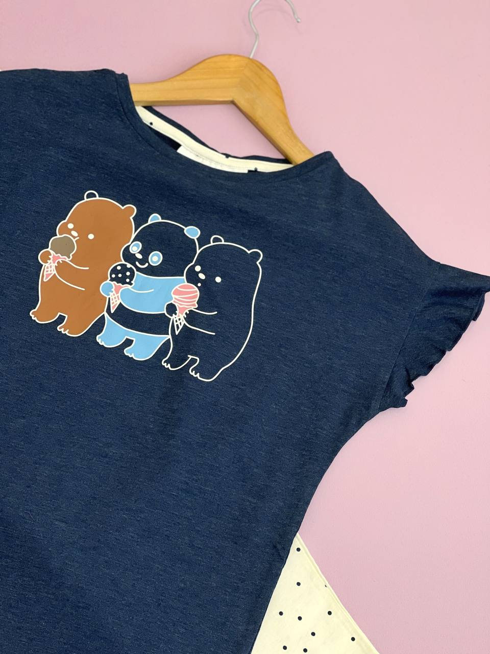 ست بلوز و شلوارک نخ و پنبه کد 2183