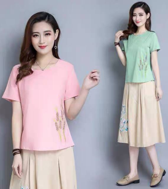 شومیز کنف گلدوزی شده کد 2188