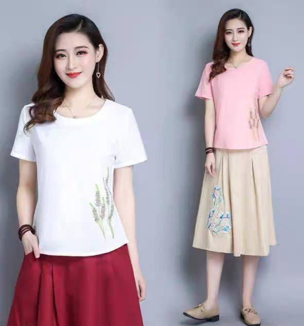 شومیز کنف گلدوزی شده کد 2188