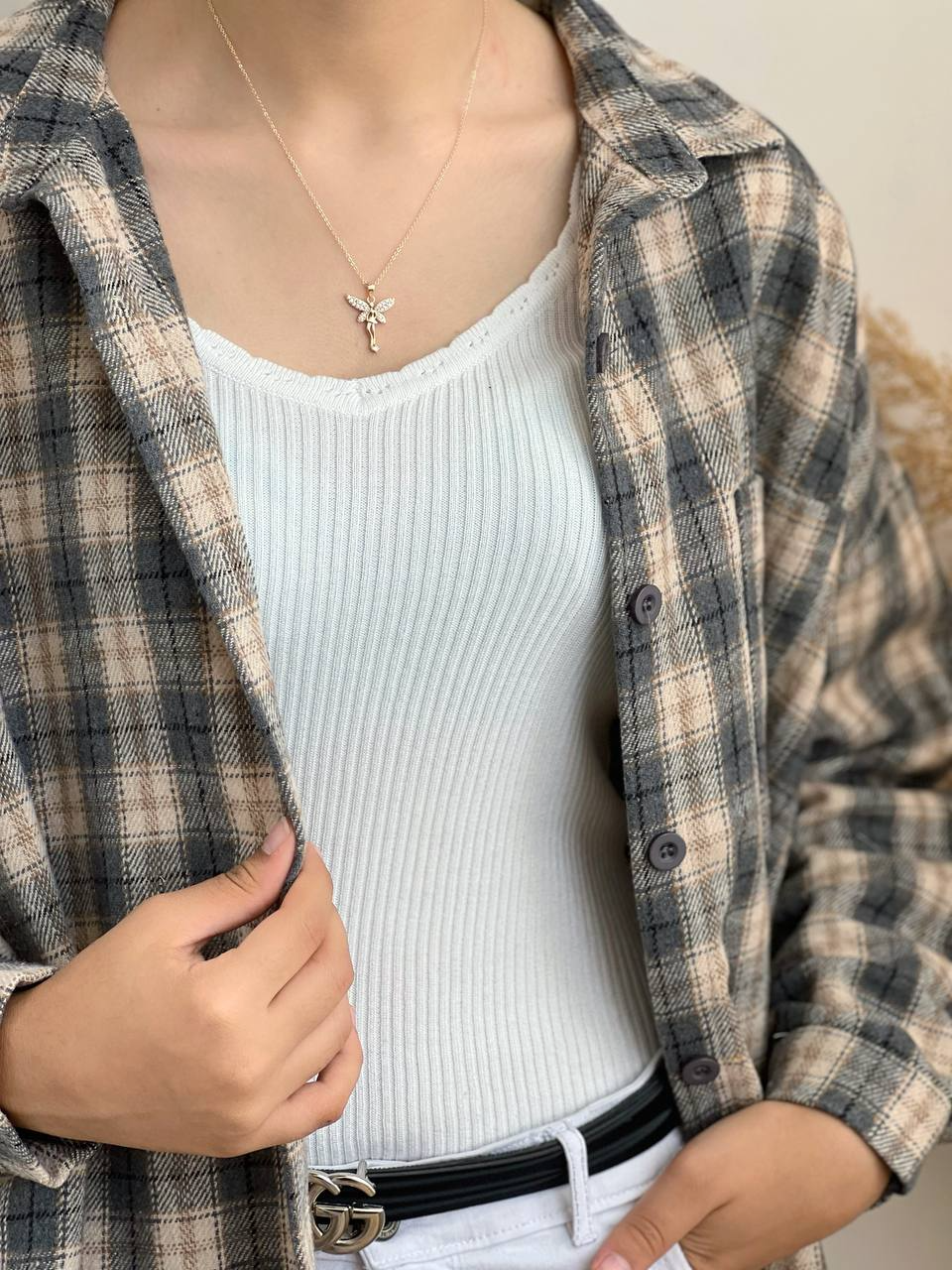 شکت چهارخونه تک جیب کد 2193