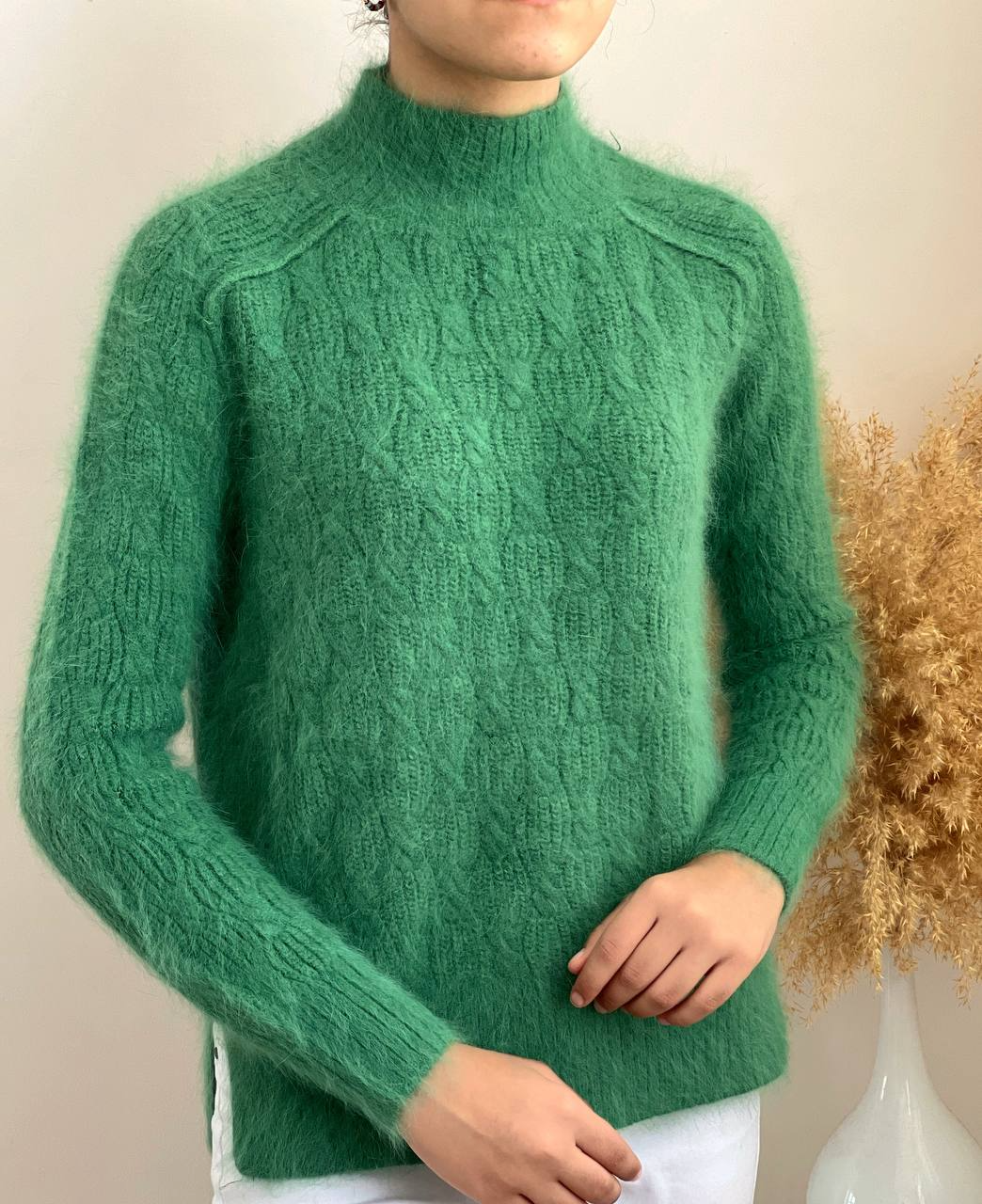 پلیور موهر یقه سه سانت کد 2195