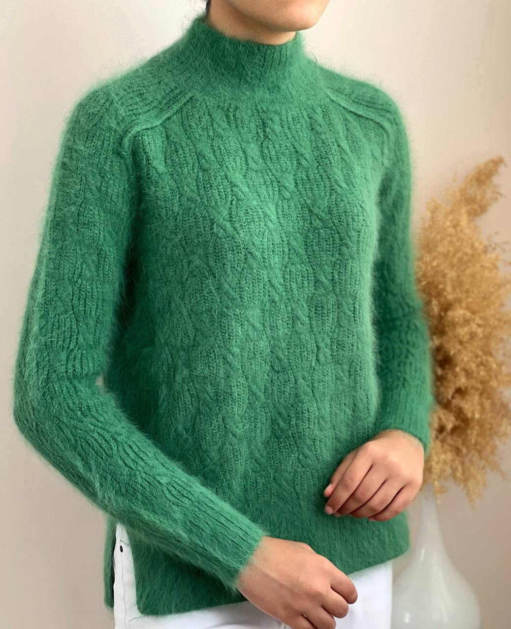 پلیور موهر یقه سه سانت کد 2195