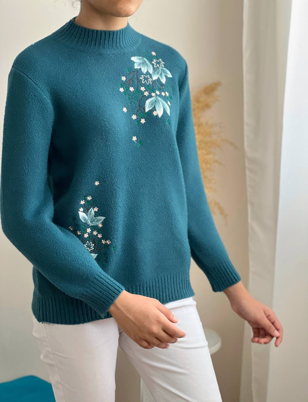 پلیور بافت گلدوزی شده کد 2209