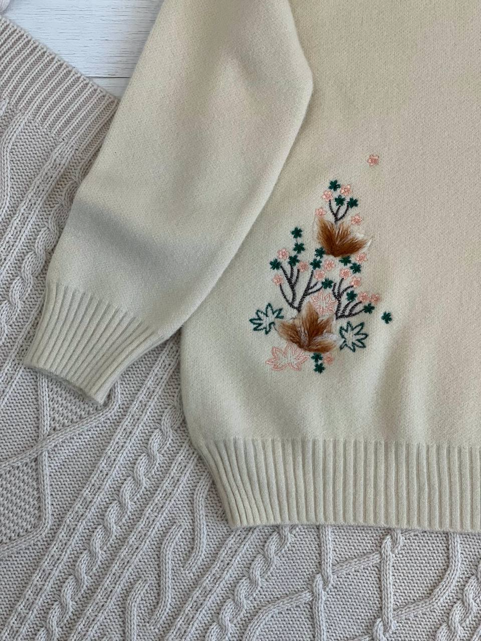 پلیور بافت گلدوزی شده کد 2209