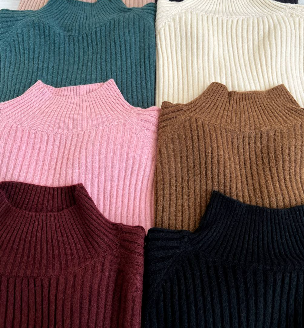 پلیور بافت کبریتی یقه سه سانت کد 2211