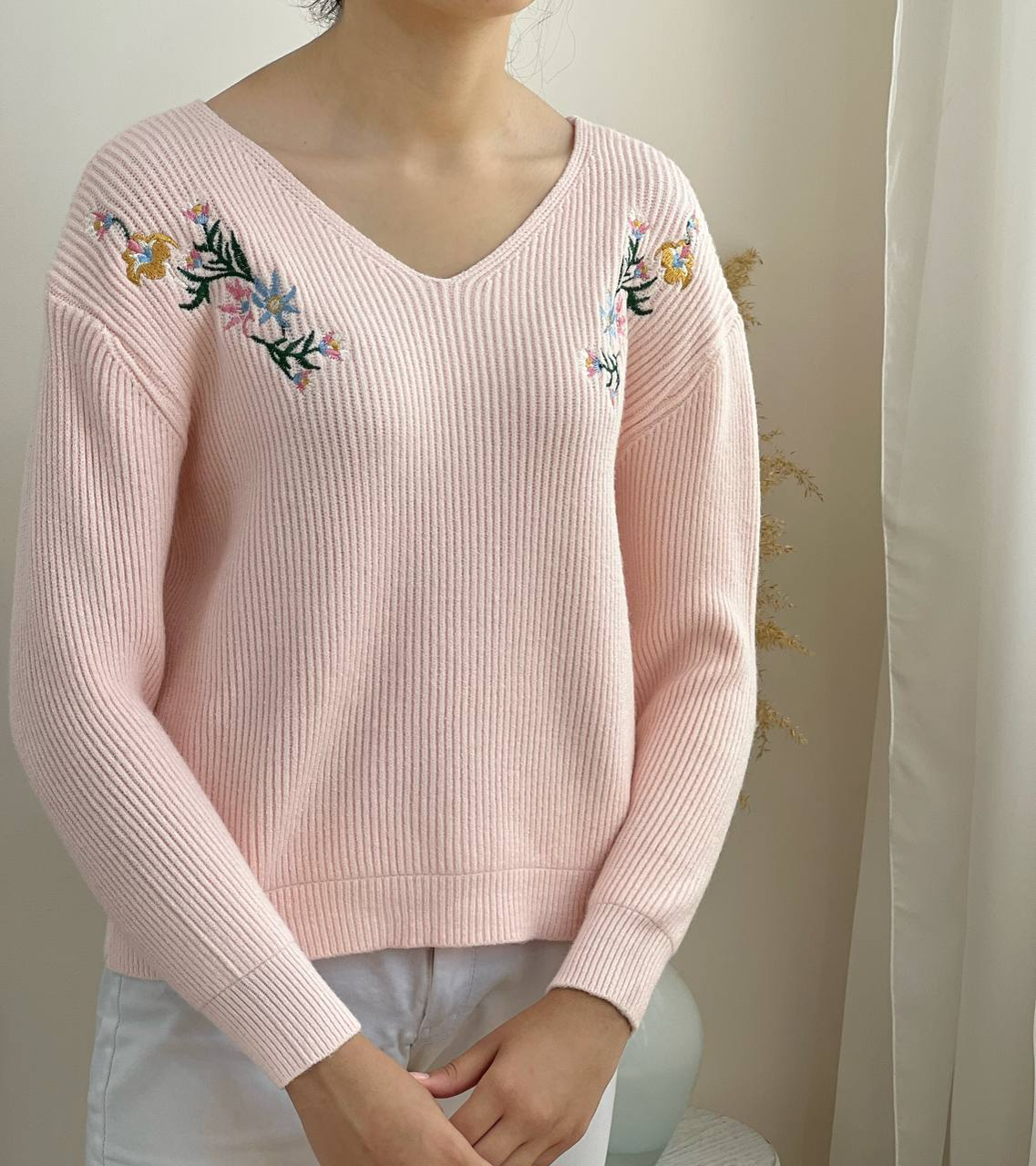 بافت گلدوزی شده یقه هفت کد 2213